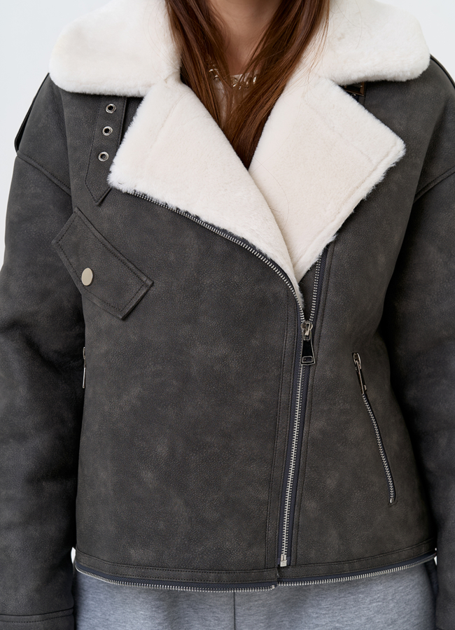 Женская дубленка трансформер из эко замши модель № 31353 универмаг малина