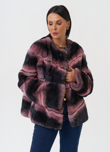 Короткая шуба из меха кролика Короткая шуба из меха кролика