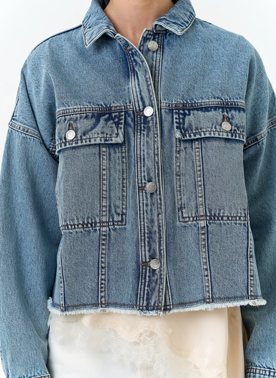 Женская джинсовая куртка