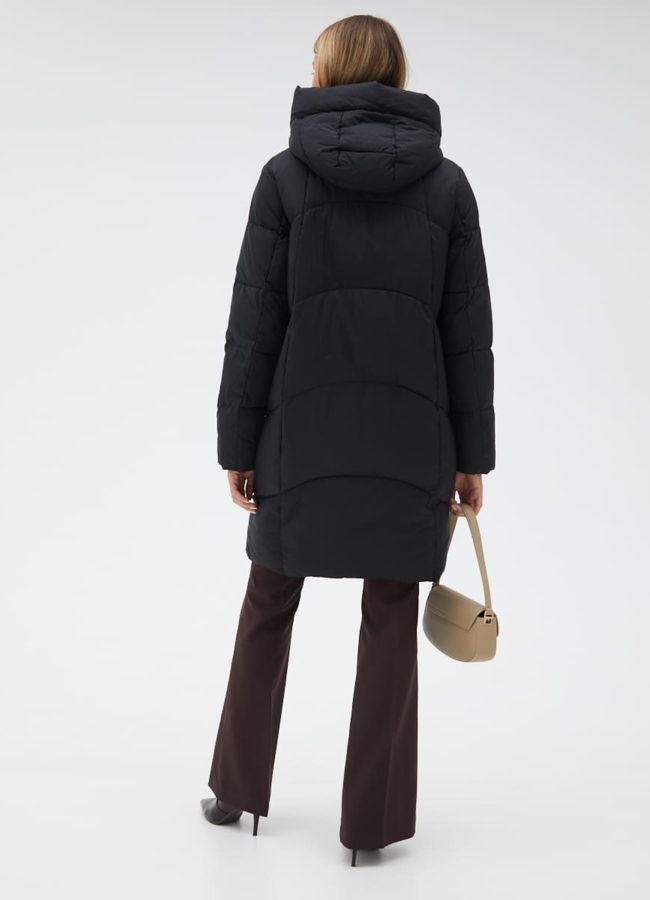 Женский пуховик с капюшоном модель № 31126 в рассрочку