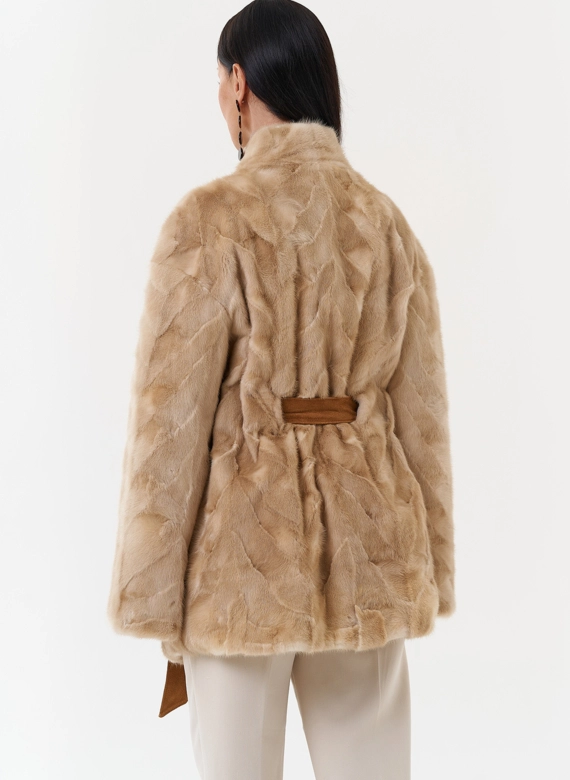Женская шуба из скандинавской норки